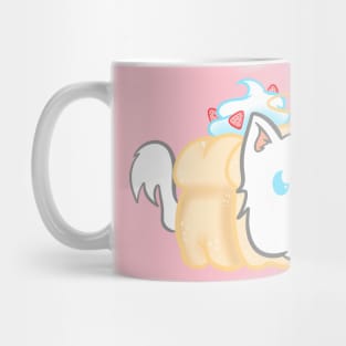 Angel Food Cake Loaf Cat Mug